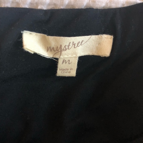 Black & Green Pencil Skirt - Picture 3 of 3